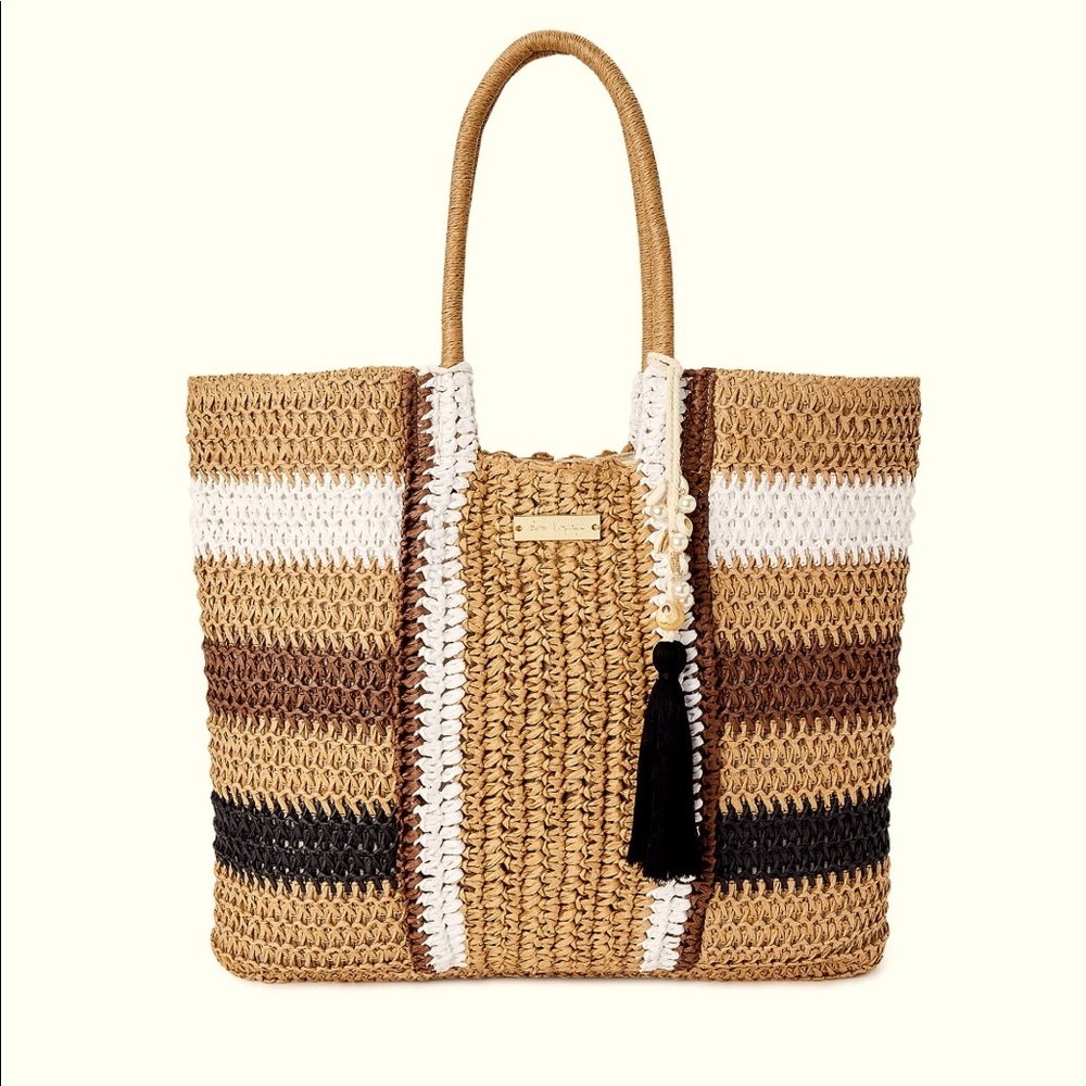 NEW Raffia tote w/tags